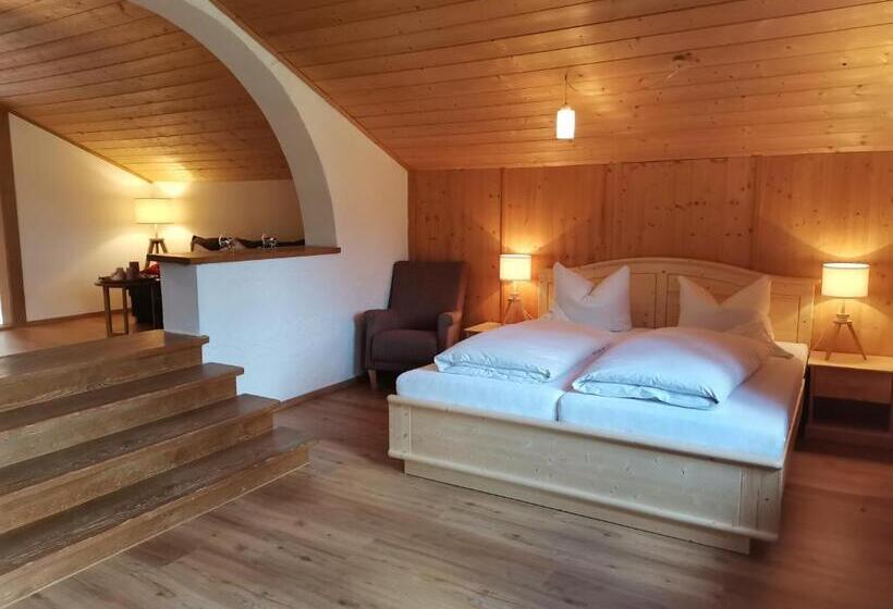 带1个卧室带花园景观的公寓, Gästehaus Zunterer