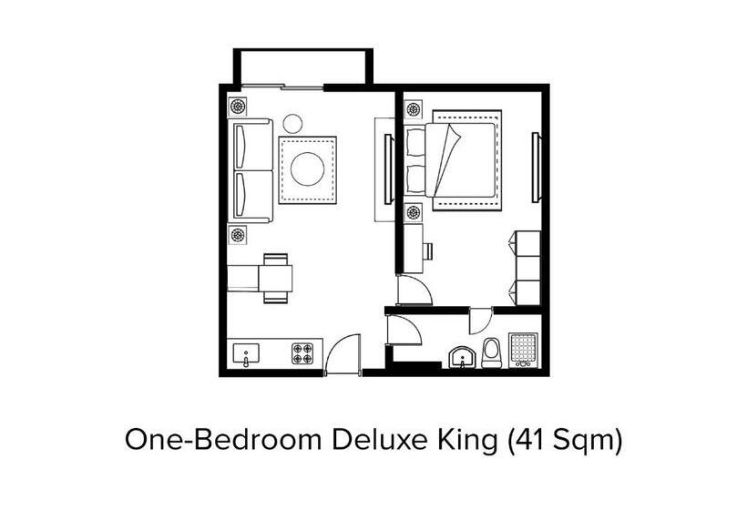 带1个卧室的豪华公寓, Citadines Sudirman Jakarta