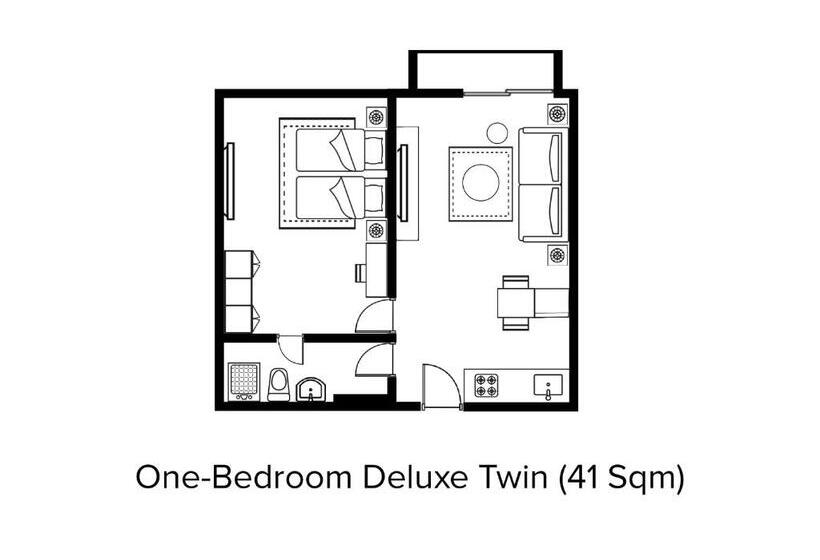 豪华房间, Citadines Sudirman Jakarta