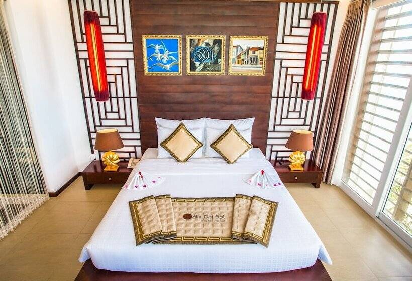 اتاق پریمیوم با چشم‌انداز باغ, Villa Del Sol Beach Resort & Spa