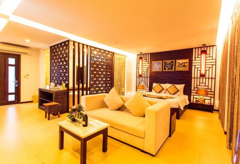 اتاق پریمیوم با چشم‌انداز باغ, Villa Del Sol Beach Resort & Spa