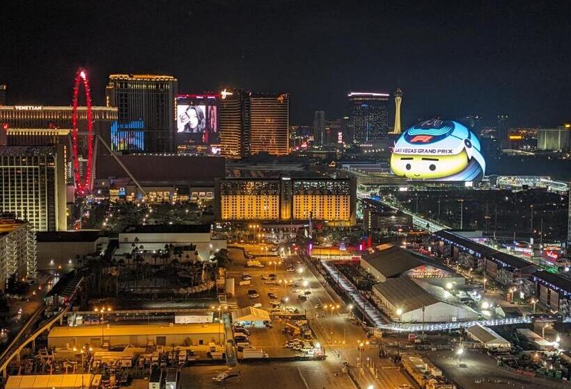 דירת פנטהאוז 1 חדרי שינה, Penthouse Suite With Strip View At The Signature At Mgm Grand