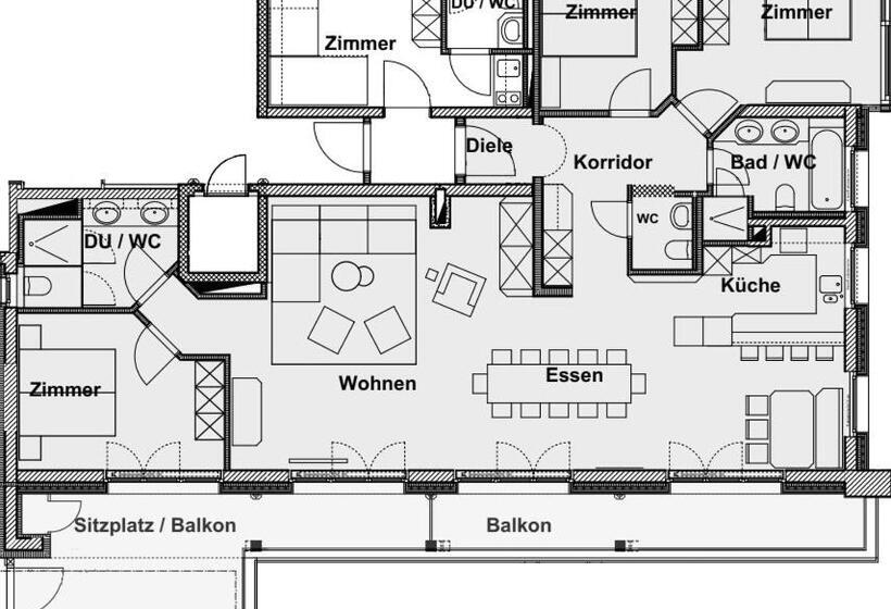 Апартаменты 1 Спальня, Das Verwall   Finest Serviced Apartments