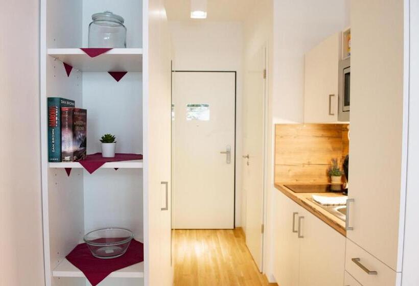Апартаменты 1 Спальня с Балконом, Myroom   Top Munich Serviced Apartments