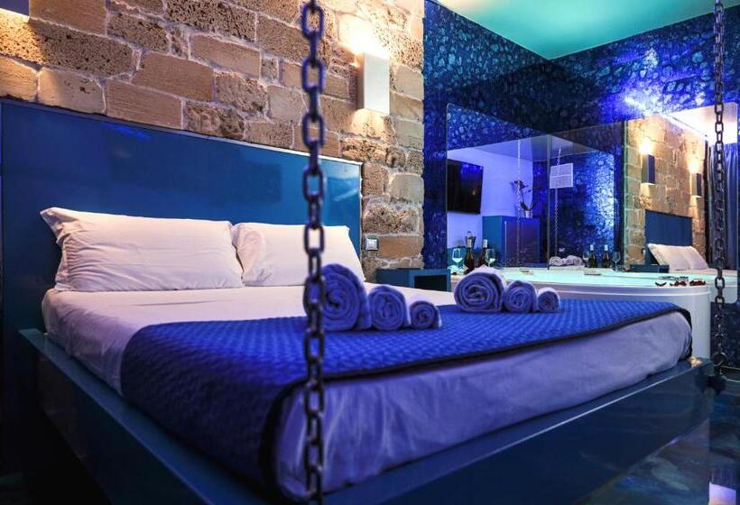 豪华房间带漩涡浴缸, Villa Asfodelo Guest House & Relax