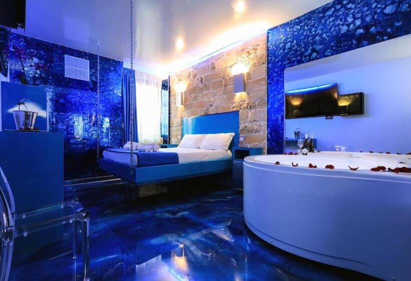 豪华房间带漩涡浴缸, Villa Asfodelo Guest House & Relax
