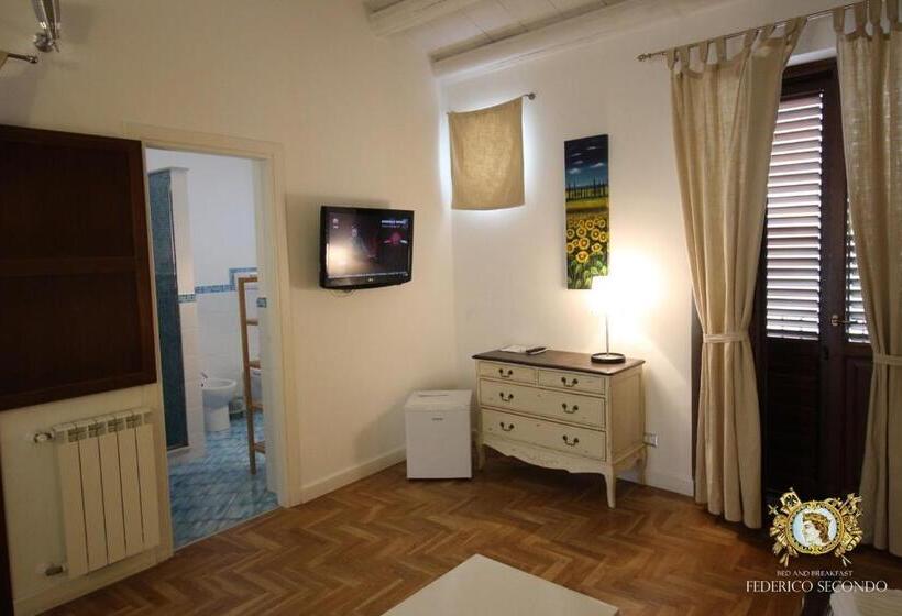 标准间带阳台, Federico Secondo B&b