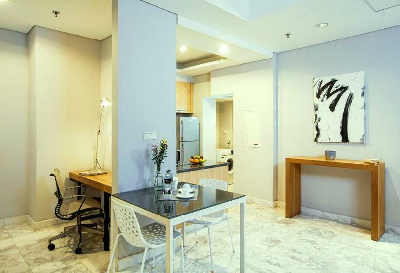 带1个卧室的豪华公寓, Fraser Residence Sudirman, Jakarta