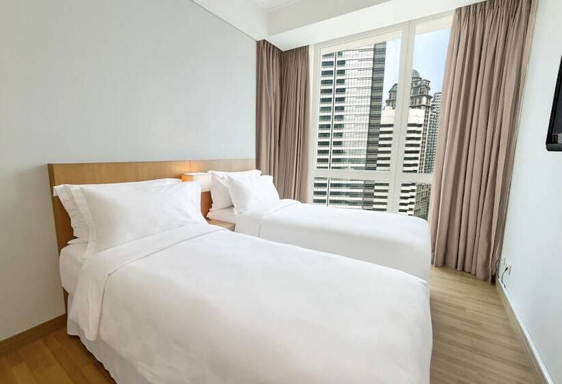 带2个卧室的优质公寓, Fraser Residence Sudirman, Jakarta