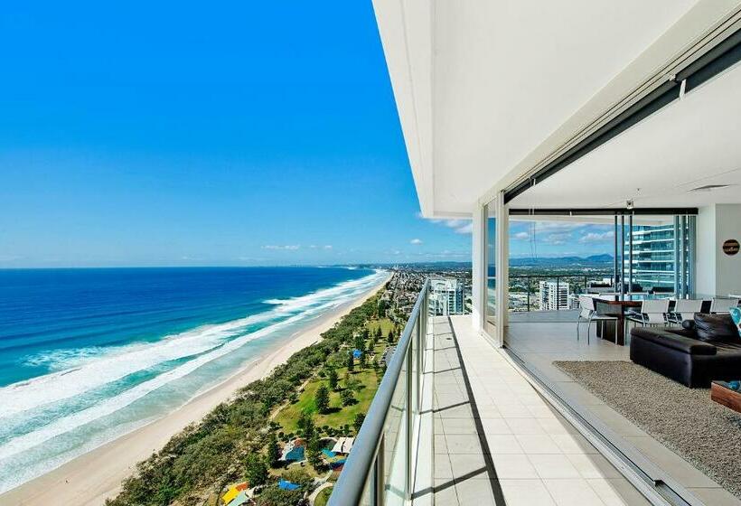 침실 1개 바다 전망 아파트, Ultiqa Air On Broadbeach