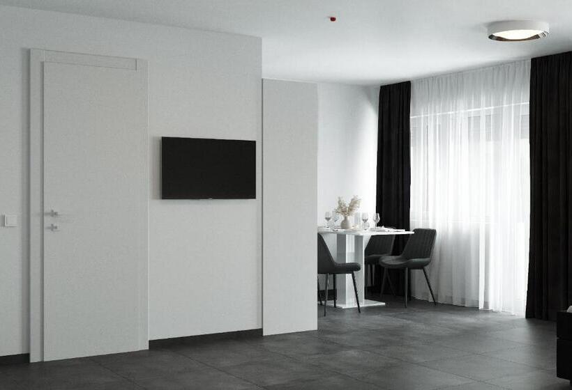 침실 1개 발코니 아파트, The Residences   Apartments Frankfurt