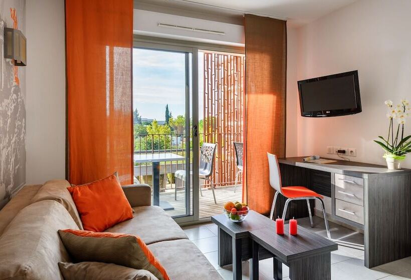 Апартаменты 1 Спальня, Lagrange Aparthotel Montpellier Millénaire