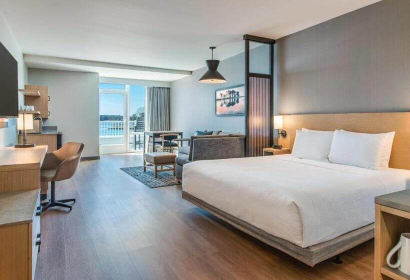Quarto Estandar Cama King para Deficientes Físicos, Hyatt Place Kent Narrows And Marina