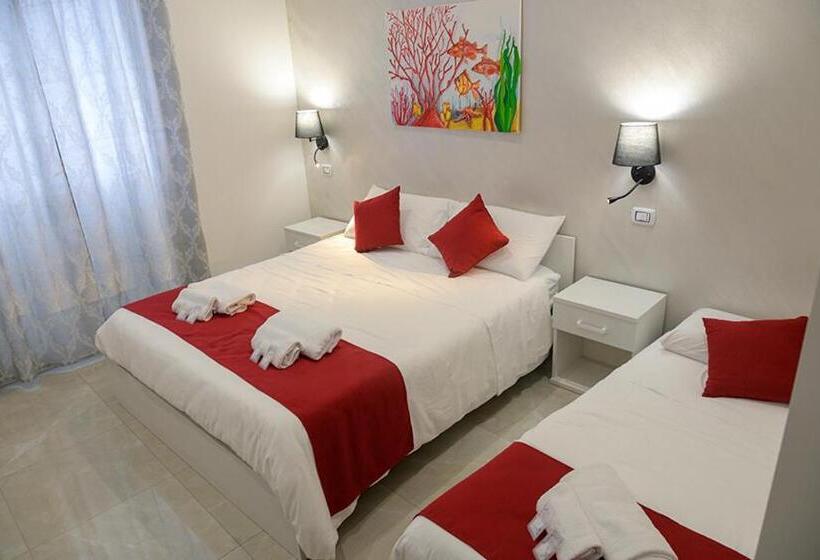 디럭스 트리플 룸, Corallo Rosso B&b