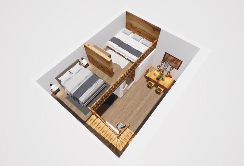 Апартаменты Дюплекс 1 Спальня, Monte Vita Tirol   Apartments
