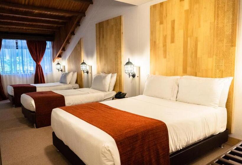 Quarto Triplo Estandar com Sacada, Termales Santa Rosa De Cabal