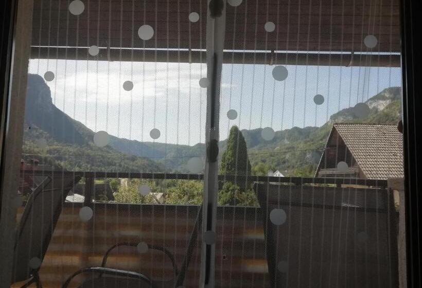 اتاق خانوادگی با چشم‌انداز کوه, Room Panorama