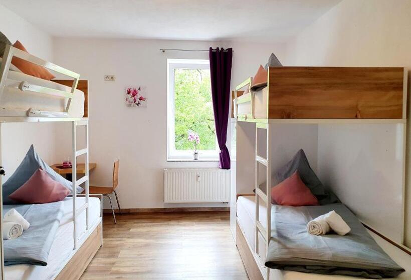 Номер Стандарт Четырехместный Совместный Санузел, My Hostel Füssen