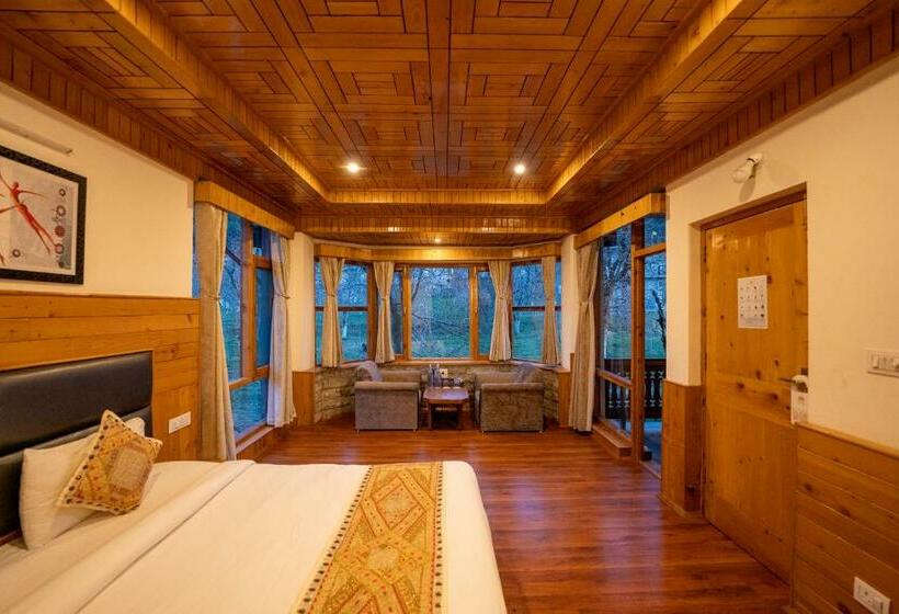 스탠다드 룸 산 전망, Amarys Boutique Stays Manali