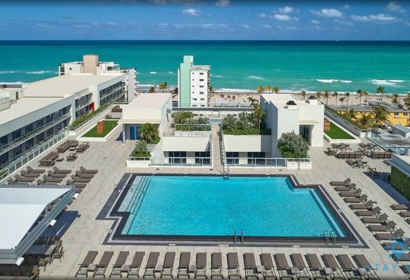 خانه 1 خوابه, Worth Traveling Rooftop Pool   Hollywood Beach   Gym