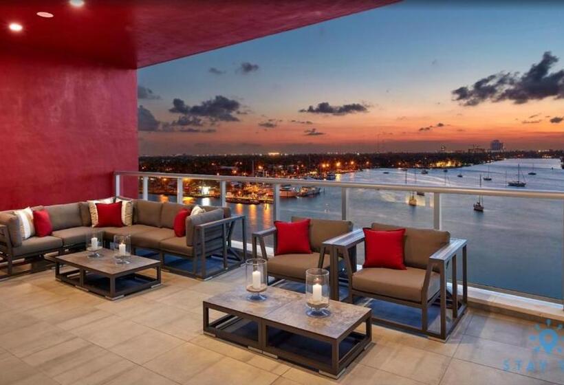 خانه 1 خوابه, Worth Traveling Rooftop Pool   Hollywood Beach   Gym