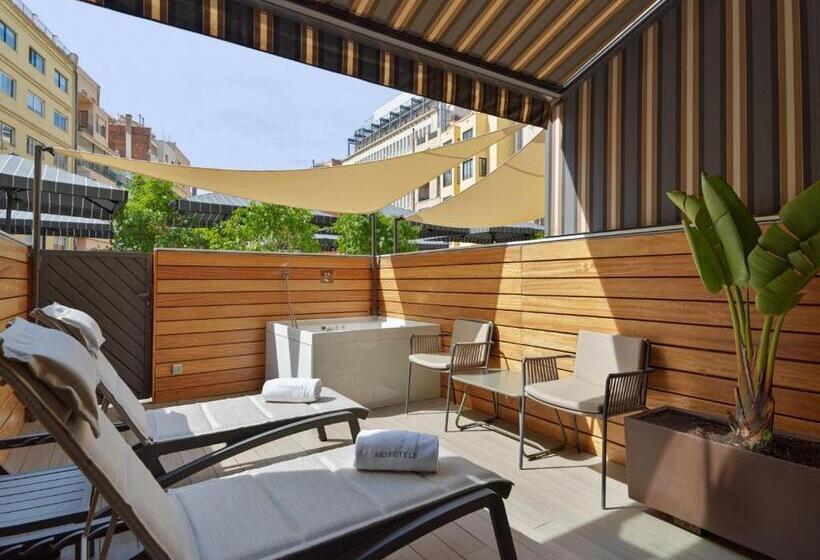 Habitación Deluxe con Terraza, H10 Metropolitan 4* Sup