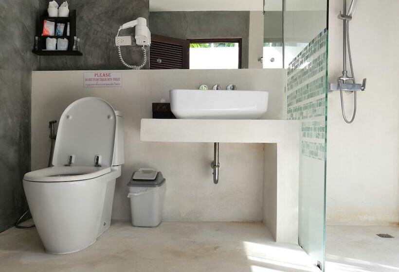 스탠다드 룸 가든 전망, Sairee Hut Resort Koh Tao