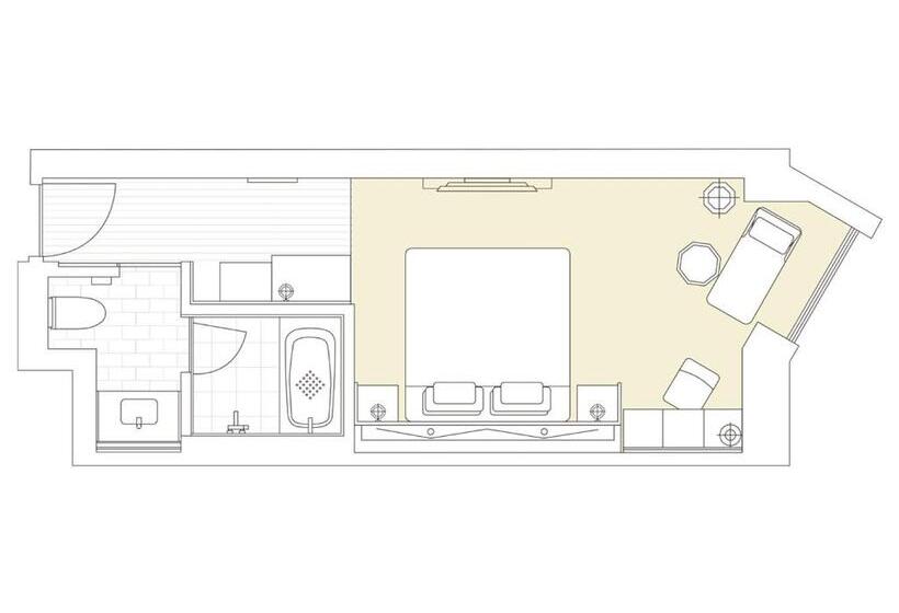 Стандартный Номер Кровать Кинг, The Hotel Sanraku Kanazawa 21th December 2022 Open