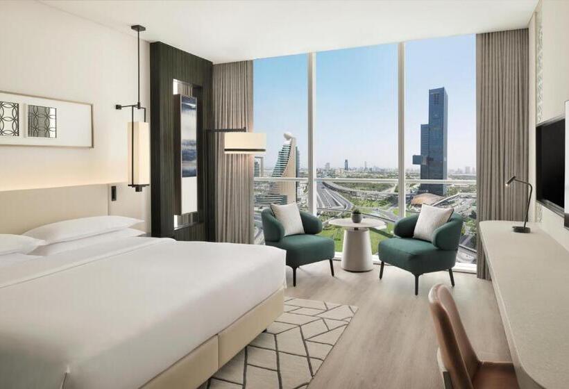 Номер Deluxe Кровать Кинг с Видом, Sheraton Grand Hotel, Dubai