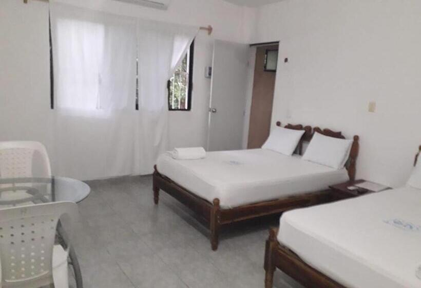 Номер Стандарт 2 Двуспальные Кровати, Hospedaje Papagrande