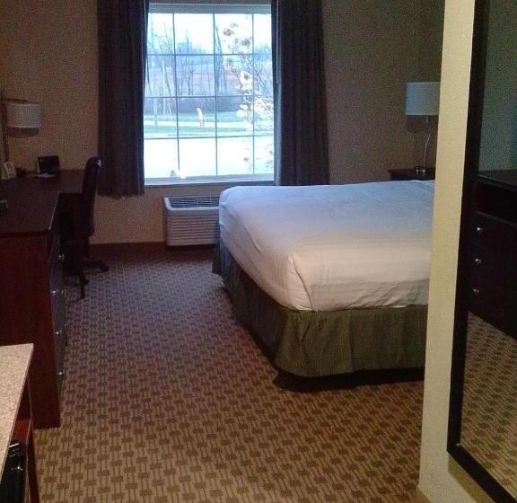 带大床的标准间, Cobblestone Hotel & Suites   Salem