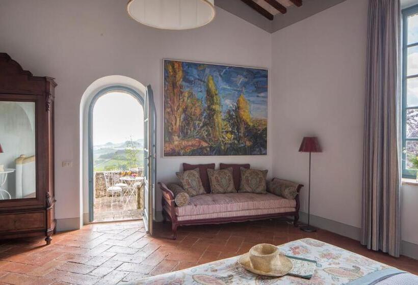Апартаменты 1 Спальня с Террасой, Borgo Pignano Tuscany