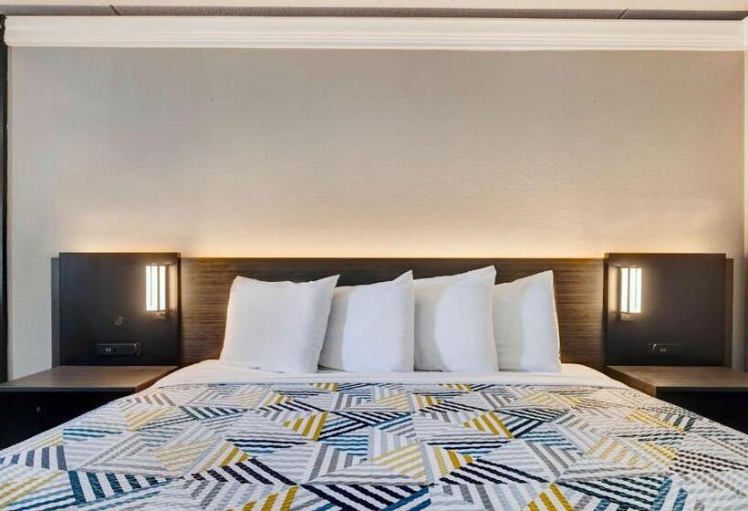 장애인을 위한 킹사이즈 침대 스탠다드 룸, Motel 6 North Little Rock, Ar Jfk Blvd