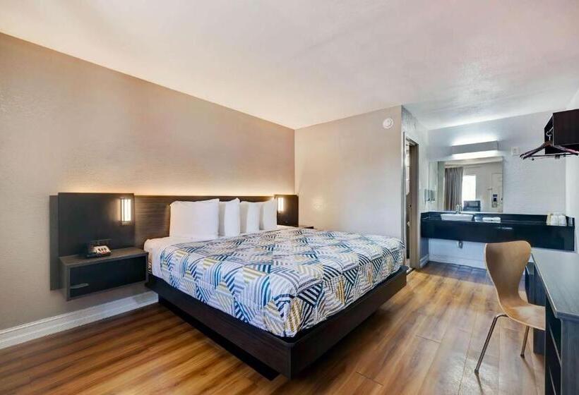 스탠다드 룸 킹사이즈 침대, Motel 6 North Little Rock, Ar Jfk Blvd