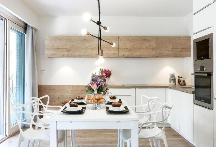 Апартаменты 1 Спальня Нижний Этаж, Lapwing Residence Sopot