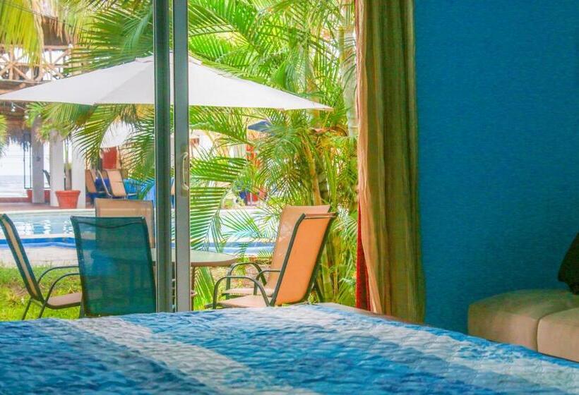اتاق استاندارد با چشم‌انداز استخر, Sabas Beach Resort