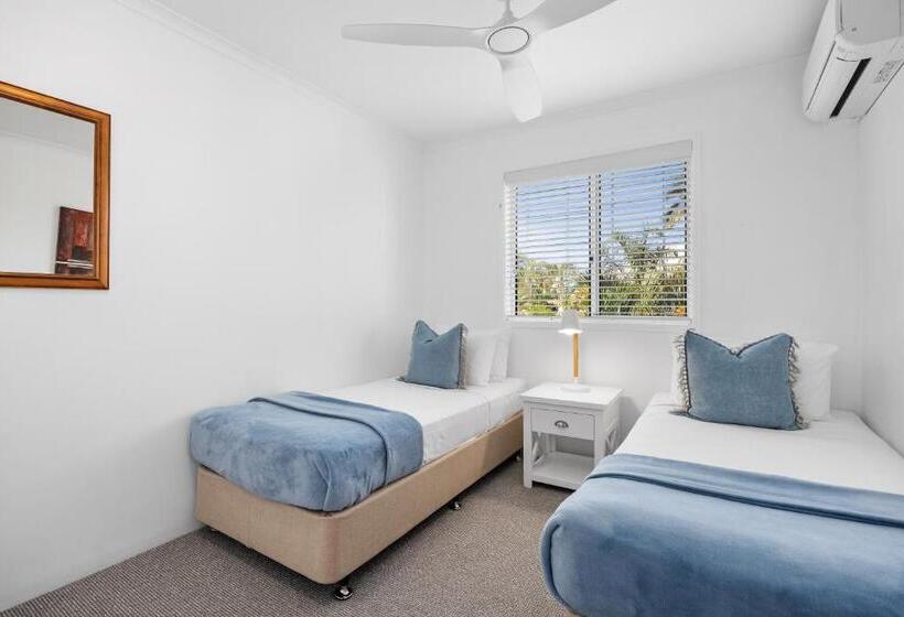 침실 4개 아파트, Noosa Outrigger Beach Resort