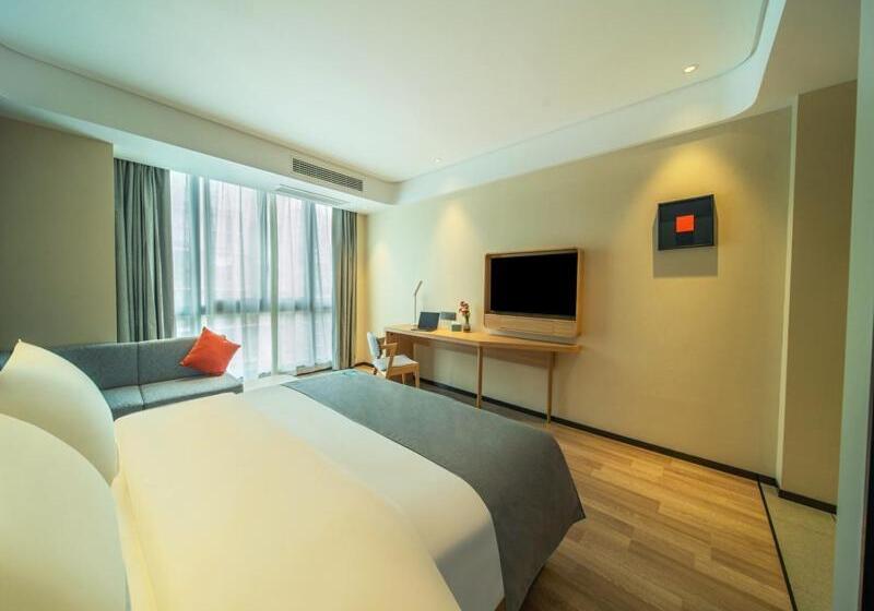 Семейный Номер, Lanou Hotel Longkou Boshang Shopping Plaza