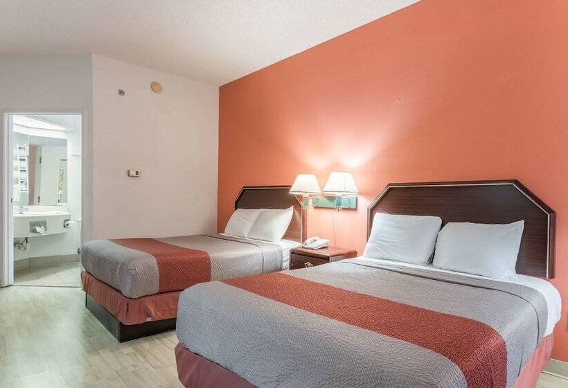 Номер Стандарт 2 Двуспальные Кровати, Motel 6harrisburg, Pa  Hershey North