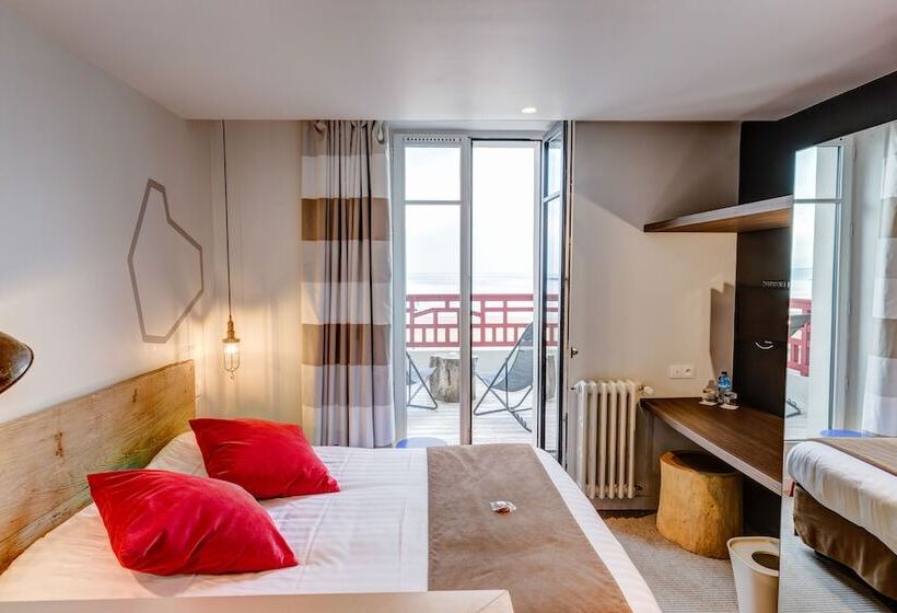 Quarto Estandar Vista Mar com Terraço, Ar Iniz