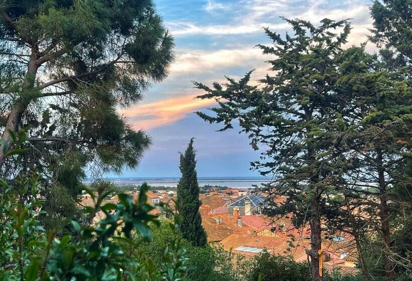 اتاق استاندارد با چشم‌انداز دریا, Bed & Diner Les Terrasses De La Palme