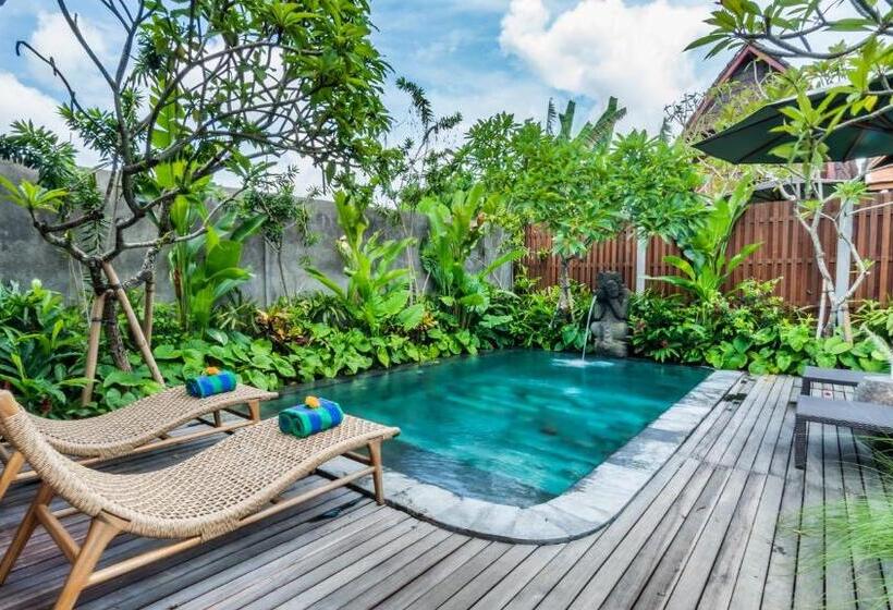 Вилла с 1 спальней и бассейном, Kirani Joglo Villa Bali By Mahaputra