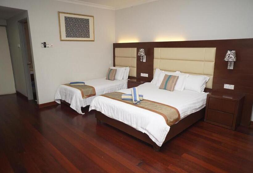 디럭스 룸 바다 전망, Langkah Syabas Beach Resort