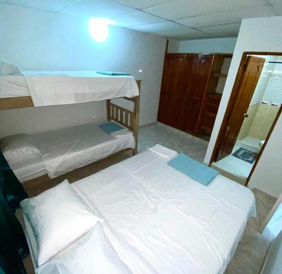 اتاق استاندارد چهار تخته, Aurelia Compartida Hospedaje