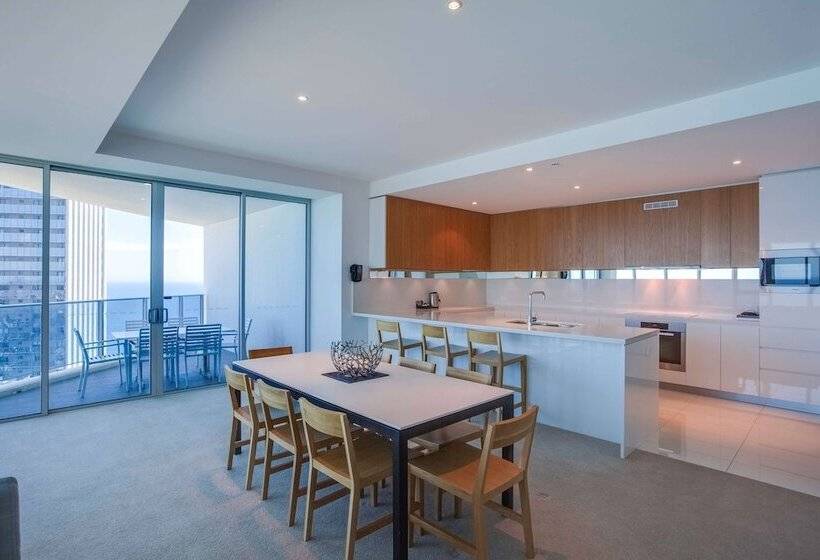침실 4개 아파트, Hilton Surfers Paradise Hotel & Residences