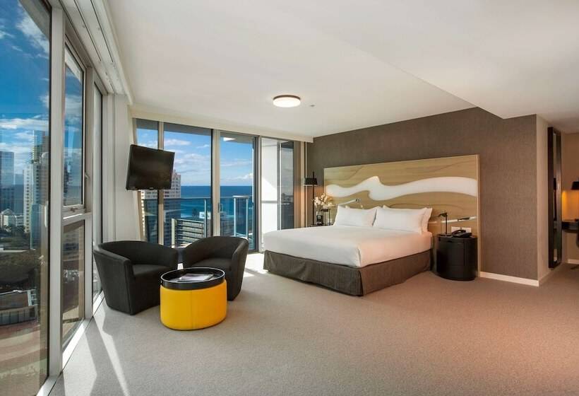 디럭스 룸, Hilton Surfers Paradise Hotel & Residences