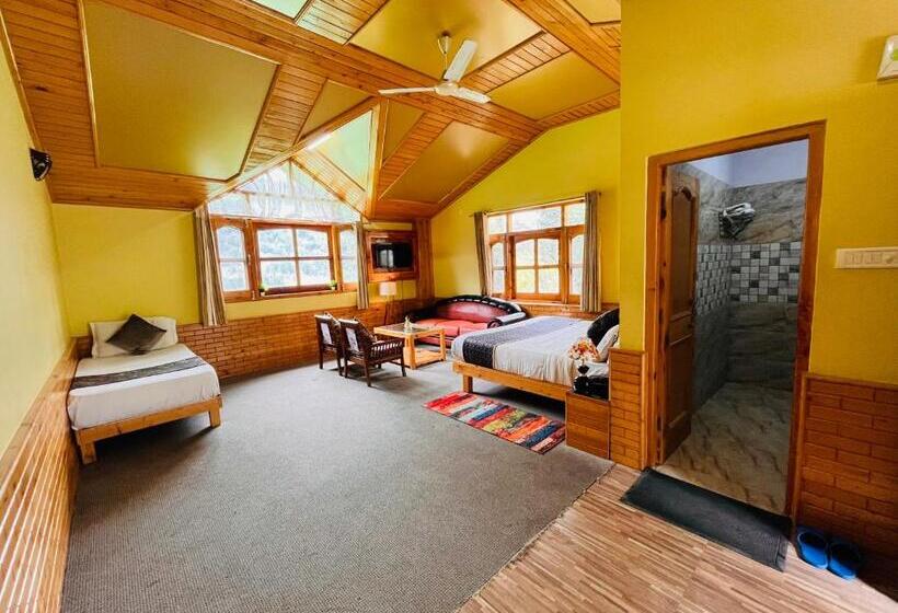스탠다드 룸 킹사이즈 침대, Snow Clad Riverview Hotel & Resort, Manali