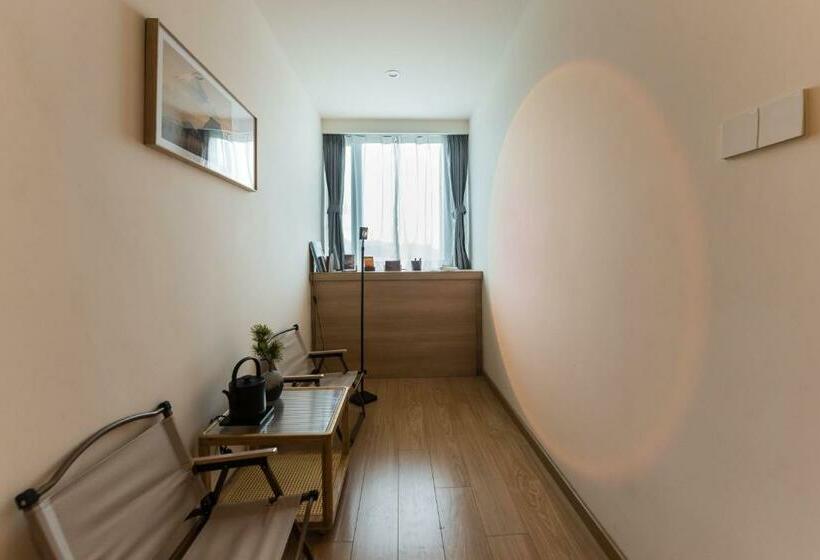 Quarto Executivo Cama King, Wesu Apartment Shenzhen Futian Bagualing Branch