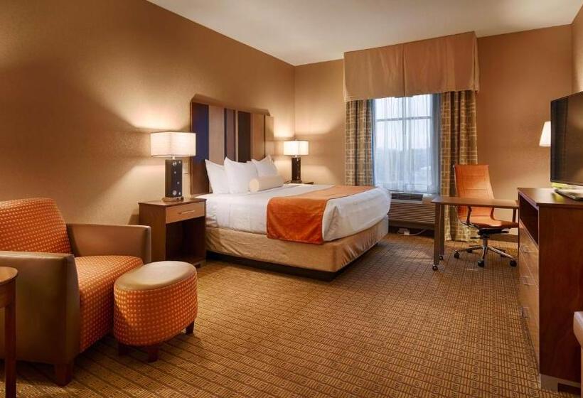 غرفة قياسية سرير كينج لذوى الإحتياجات الخاصة, Best Western Plus Flatonia Inn