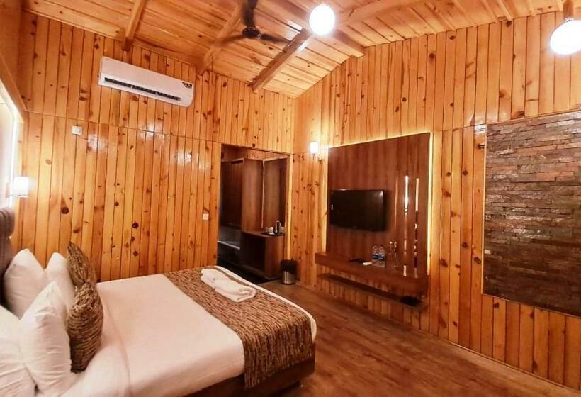 스탠다드 룸 킹사이즈 침대, Qcent Woods Resort & Spa, Rishikesh